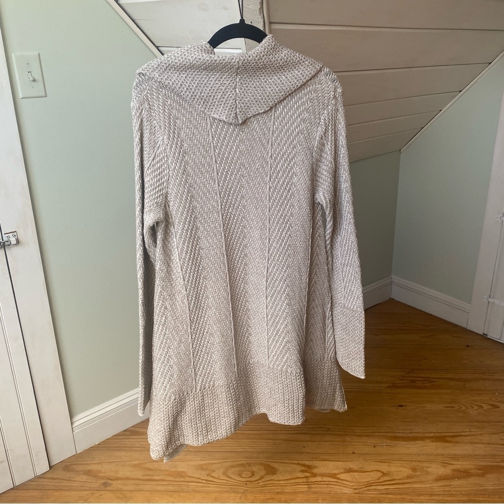 Jeanne Pierre Cowl neck sweater tunic 100% Cotton Large - Picture 8 of 10